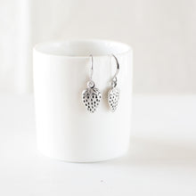 Antique Silver Strawberry Earrings