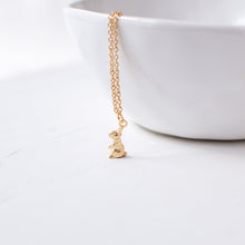 Gold Plated Rabbit Necklace