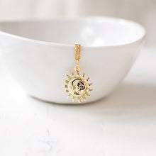 Sun and Moon Pendant Necklace