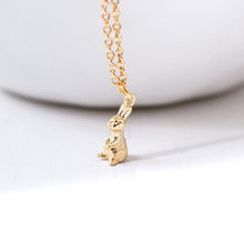 Gold Plated Rabbit Necklace