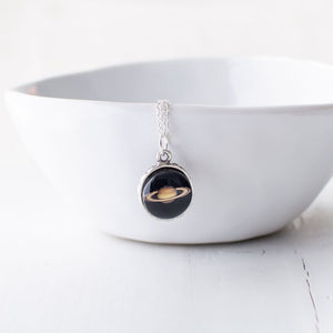 Saturn Pendant Necklace