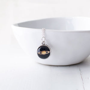 Saturn Pendant Necklace