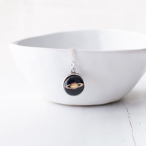 Saturn Pendant Necklace