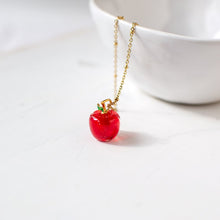 Apple Pendant Necklace