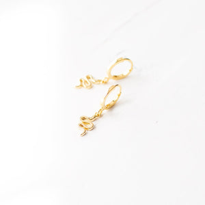 Tiny Snake Earrings