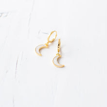 Tiny Crescent Earrings