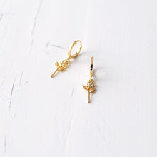 Dainty Rose Earrings