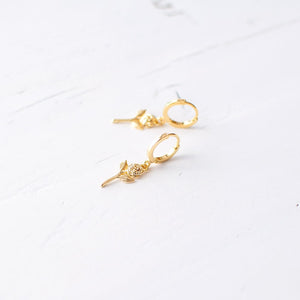 Dainty Rose Earrings