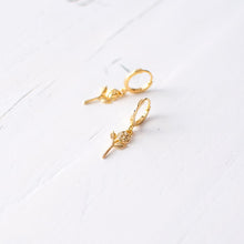 Dainty Rose Earrings