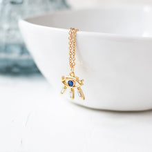 Sparkly Eye Charm Necklace