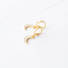 Tiny Crescent Earrings