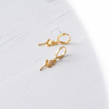 Dainty Rose Earrings