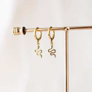 Tiny Snake Earrings