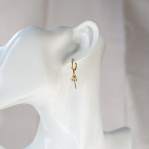 Dainty Rose Earrings