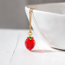 Strawberry Pendant Necklace