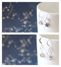Silver Plated Spike Earrings