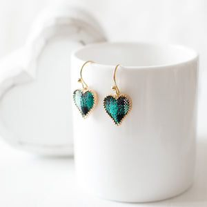 Green Tartan Earrings