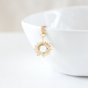 Gold Plated Sun Necklace