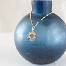 Gold Plated Sun Necklace