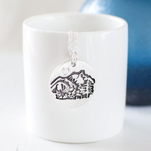 Antique Silver Forest Necklace