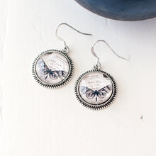 Black and White Butterfly Earrings