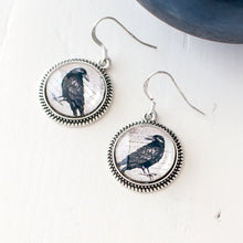 Crow Drop Earrings