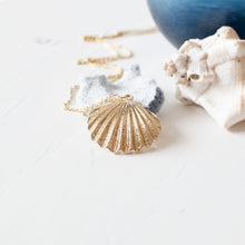 Gold Plated Seashell Necklace