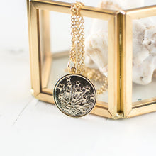 Planet and Stars Coin Necklace