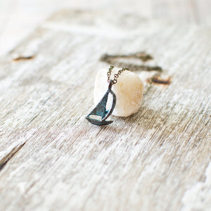 Sailing Boat Charm Necklace