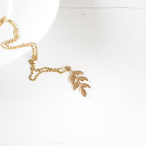Gold Branch Necklace