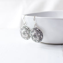 Antique Silver Ornate Earrings