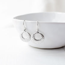Antique Silver Textured Earrings