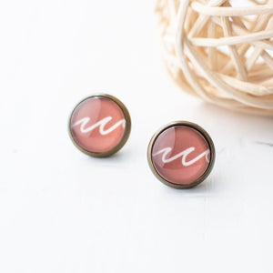 Abstract Wave Earrings
