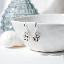 Antique Silver Starfish Earrings