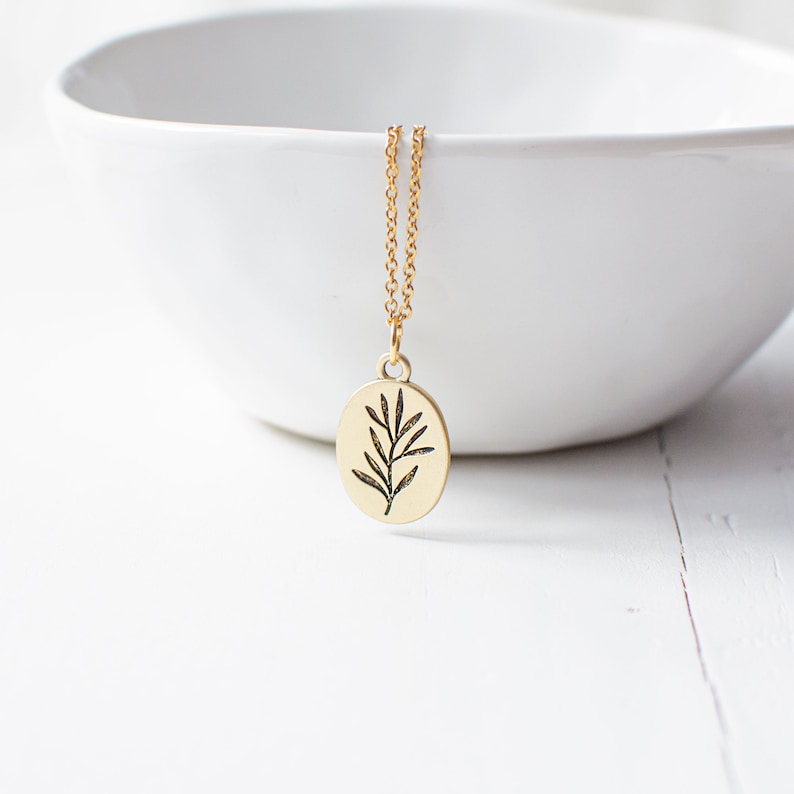 Olive Branch Necklace
