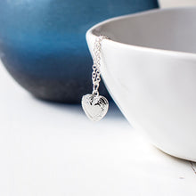Tiny Heart Locket Necklace