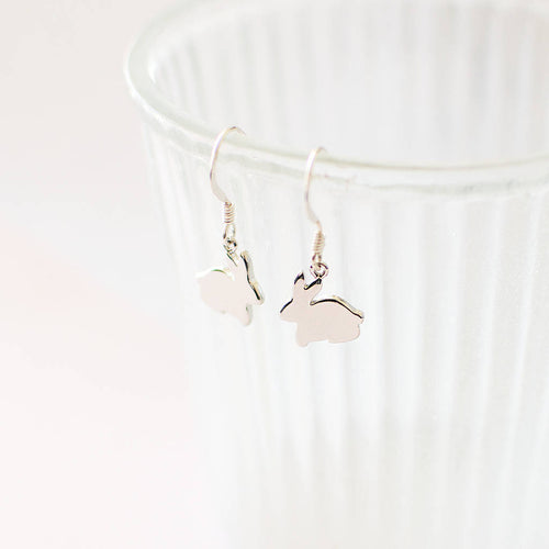 Silver Plated Bunny Earrings