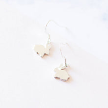 Silver Plated Bunny Earrings
